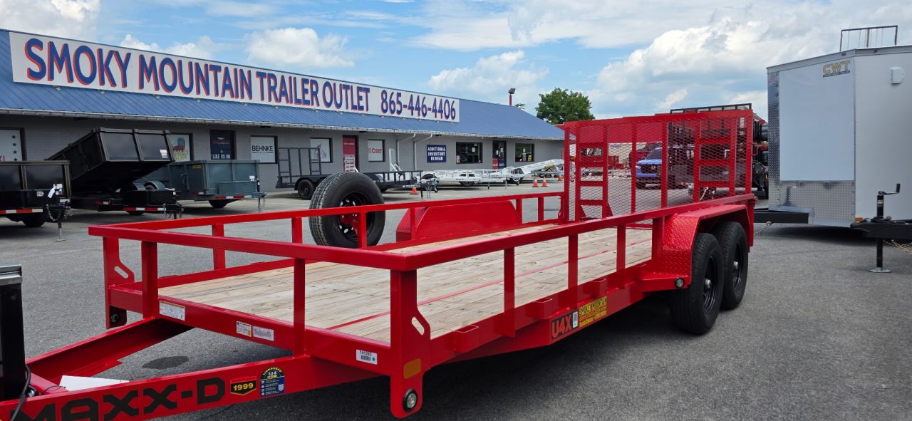 New 2026 MAXX-D U4X 10K 83X18 7K JACK Utility Trailer