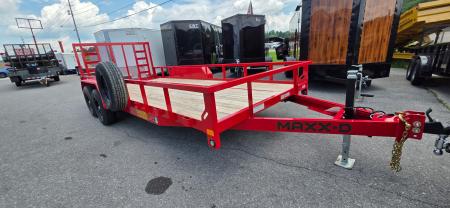 New 2026 MAXX-D U4X 10K 83X18 7K JACK Utility Trailer
