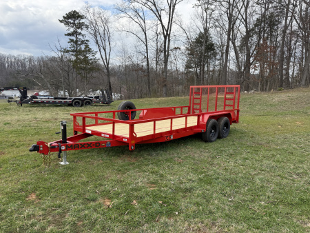 New 2026 MAXX-D U4X 10K 83X18 7K JACK Utility Trailer