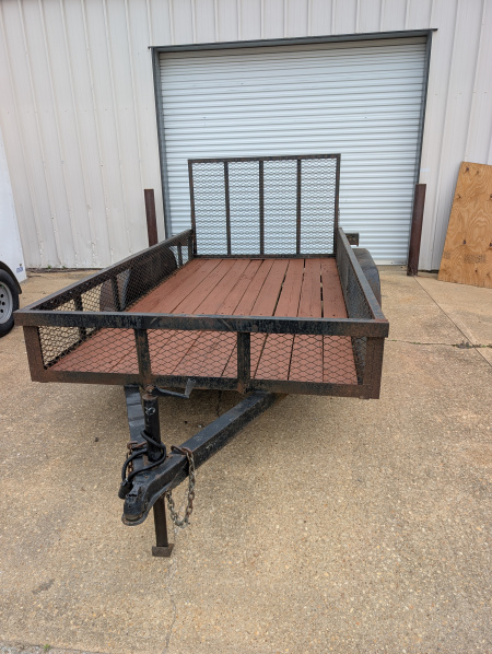 Used TRAILER WORLD 6X12 TANDEM 3.5K AXLE TUBE TOP UTILITY TRAILER