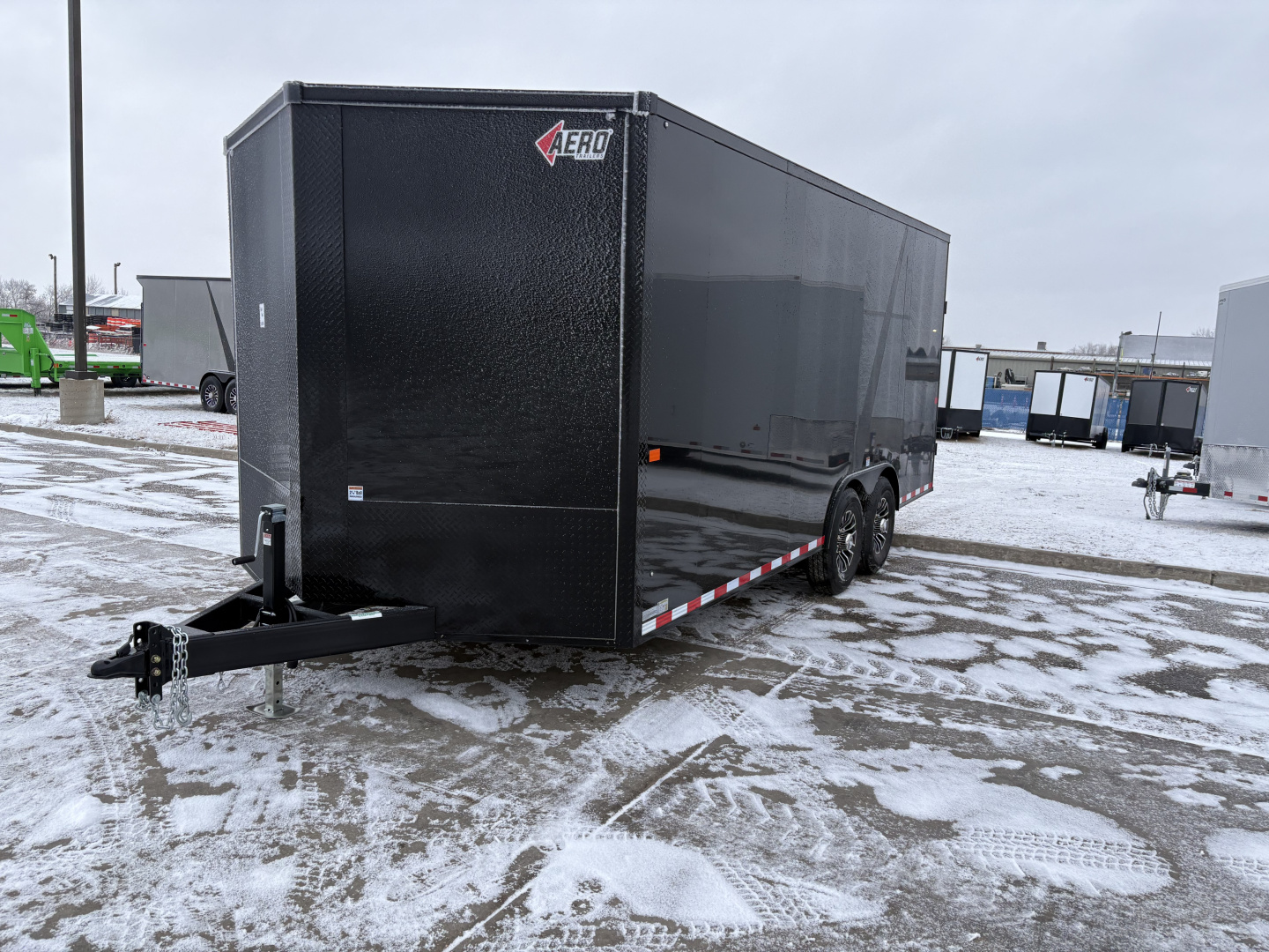 New 2026 AERO 8.5x18TA70 Cargo / Enclosed Trailer / Blacked Out