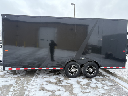 New 2026 AERO 8.5x18TA70 Cargo / Enclosed Trailer / Blacked Out