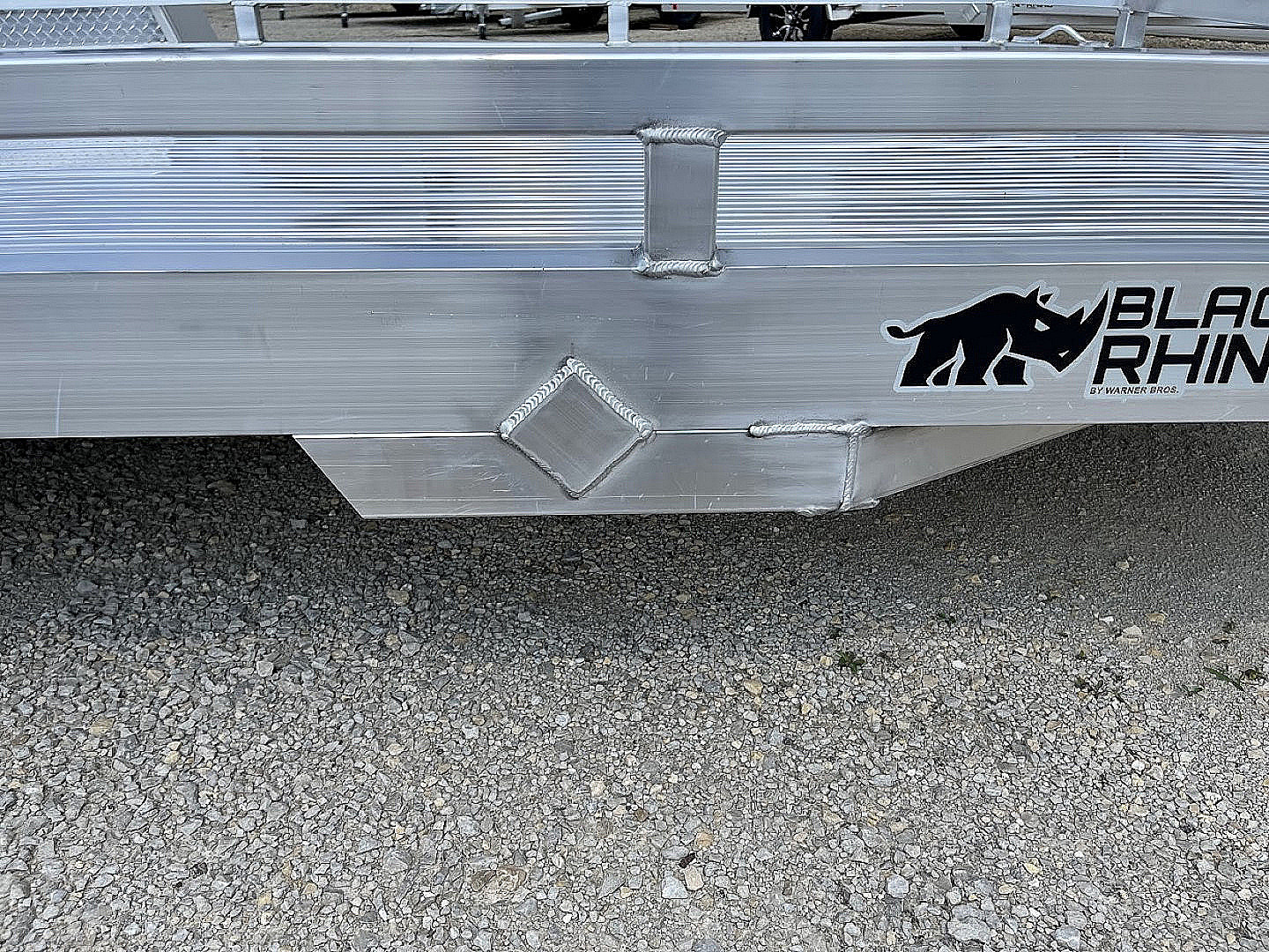 New 2026 Black Rhino *INCOMING* Aluminum 81"x168" LPS8114A-3.5K Low Profile w/ Brakes & Bi-Fold Gate Utility Trailer