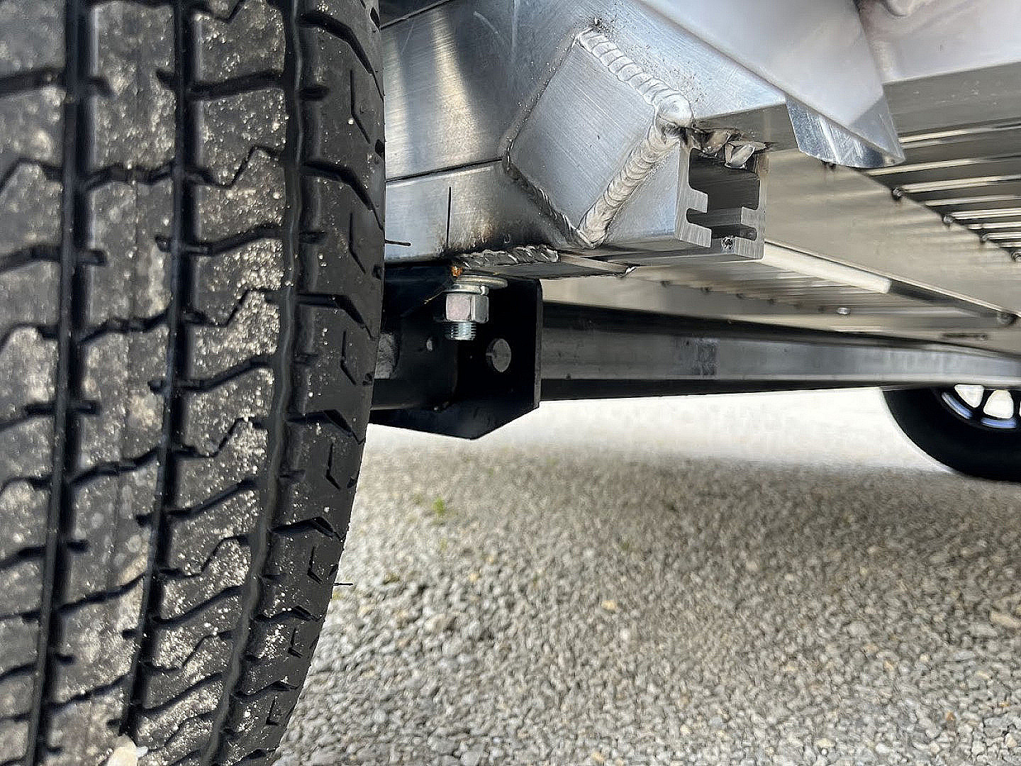 New 2026 Black Rhino *INCOMING* Aluminum 81"x168" LPS8114A-3.5K Low Profile w/ Brakes & Bi-Fold Gate Utility Trailer