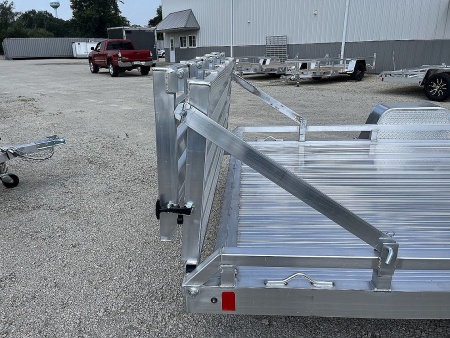 New 2026 Black Rhino *INCOMING* Aluminum 81"x168" LPS8114A-3.5K Low Profile w/ Brakes & Bi-Fold Gate Utility Trailer