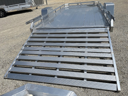 New 2026 Black Rhino *INCOMING* Aluminum 81"x168" LPS8114A-3.5K Low Profile w/ Brakes & Bi-Fold Gate Utility Trailer