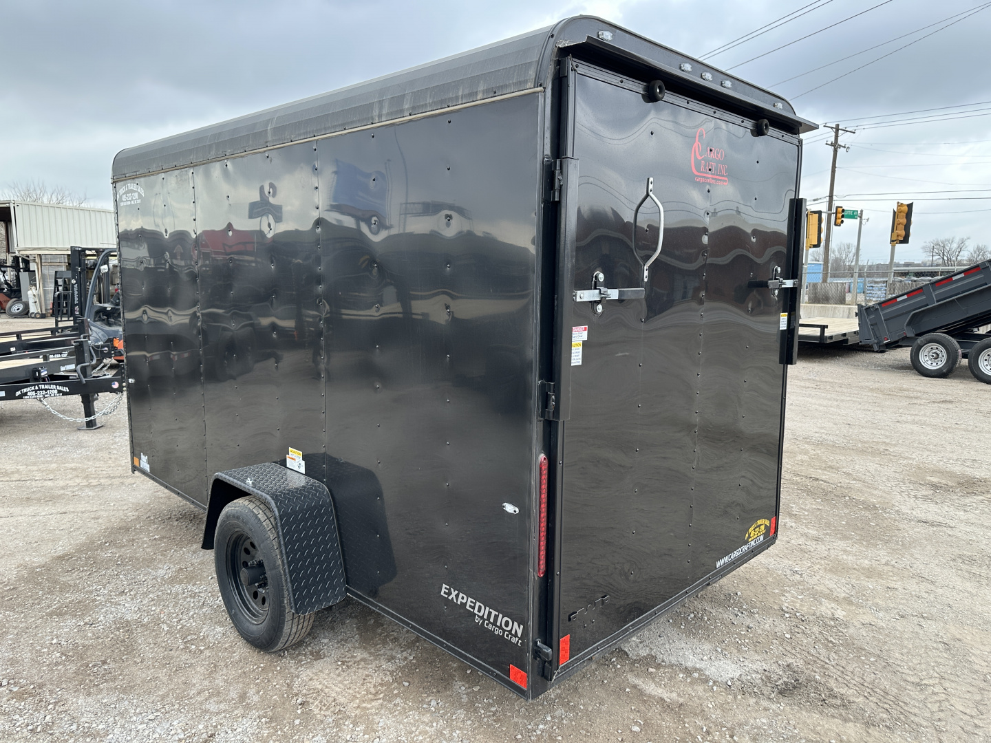 New 2025 Cargo Craft 6'x12' Expedition Extreme Single Axle with Ramp Cargo / Enclosed Trailer