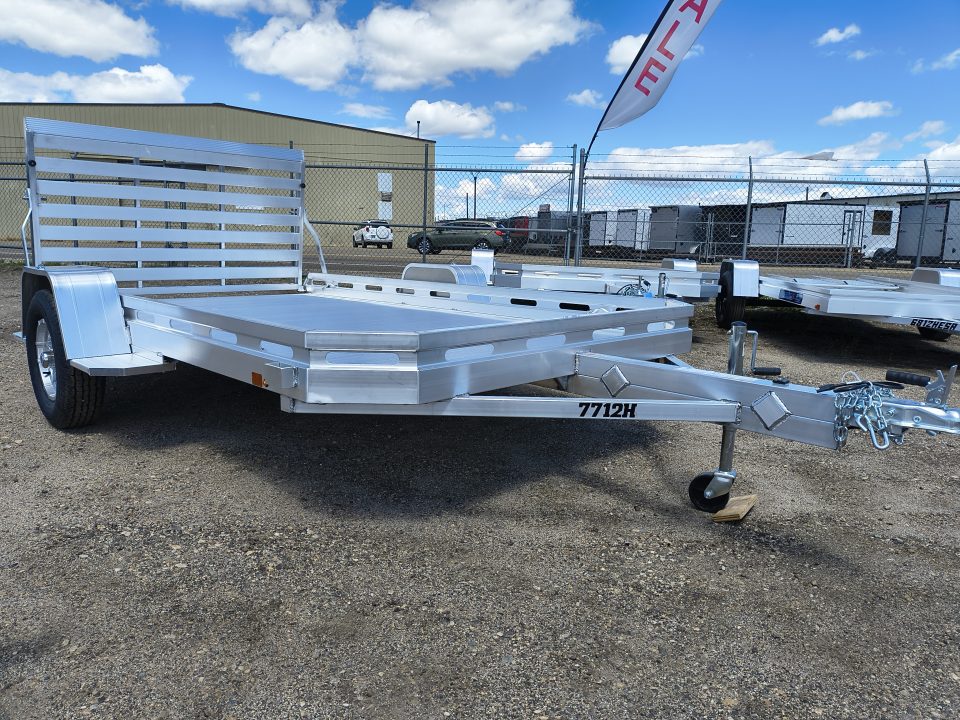 New 2027 Aluma 7712H-S-TG Utility Trailer