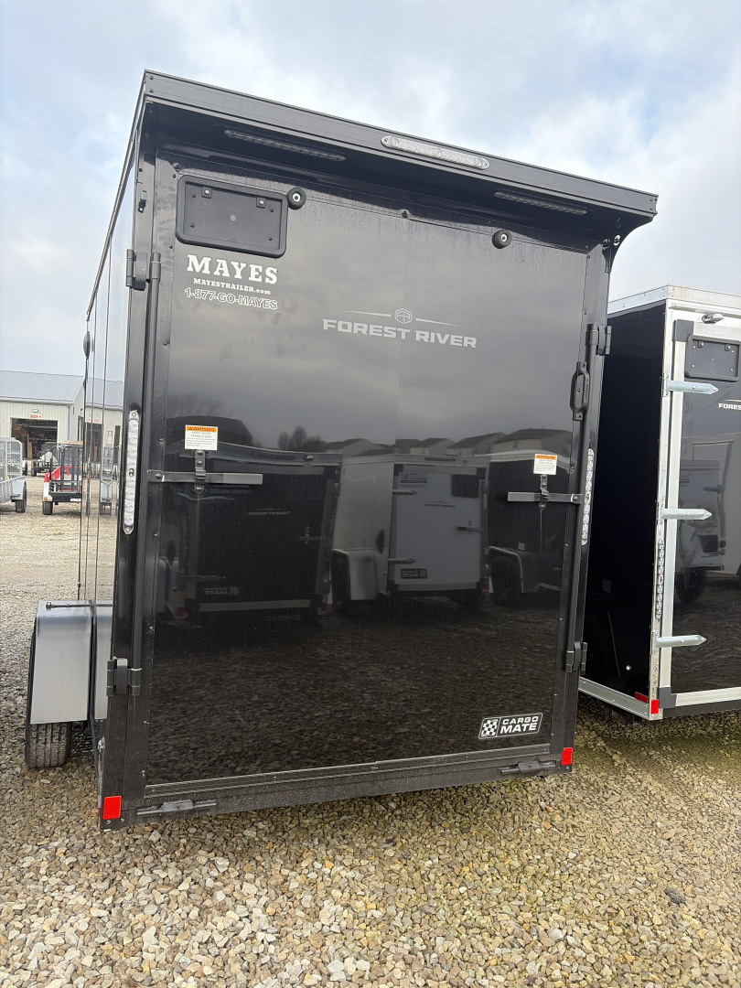 New 2026 CARGO MATE ENCLOSED EHW612SA-24 6X12 SA RAMP DOOR (GVW:2990) BLACK