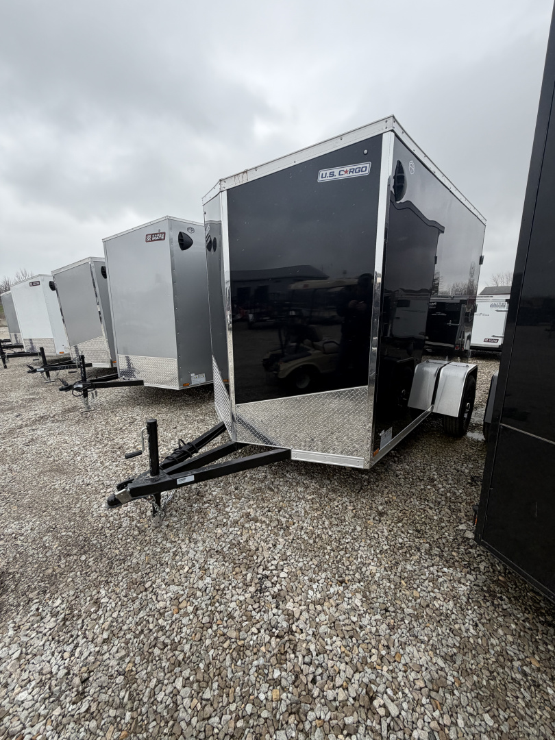 New 2026 US CARGO ENCLOSED ULAFT610SA 6X10 SA DOUBLE REAR DOOR (GVW:2990) BLACK