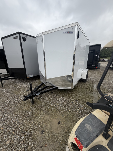 New 2026 CARGO MATE ENCLOSED EHECO610SA-24 6X10 SA RAMP DOOR (GVW:2990)  WHITE