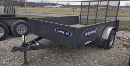 Used 2019 Maxwell Ironstar 10' Solid Side Utility Trailer