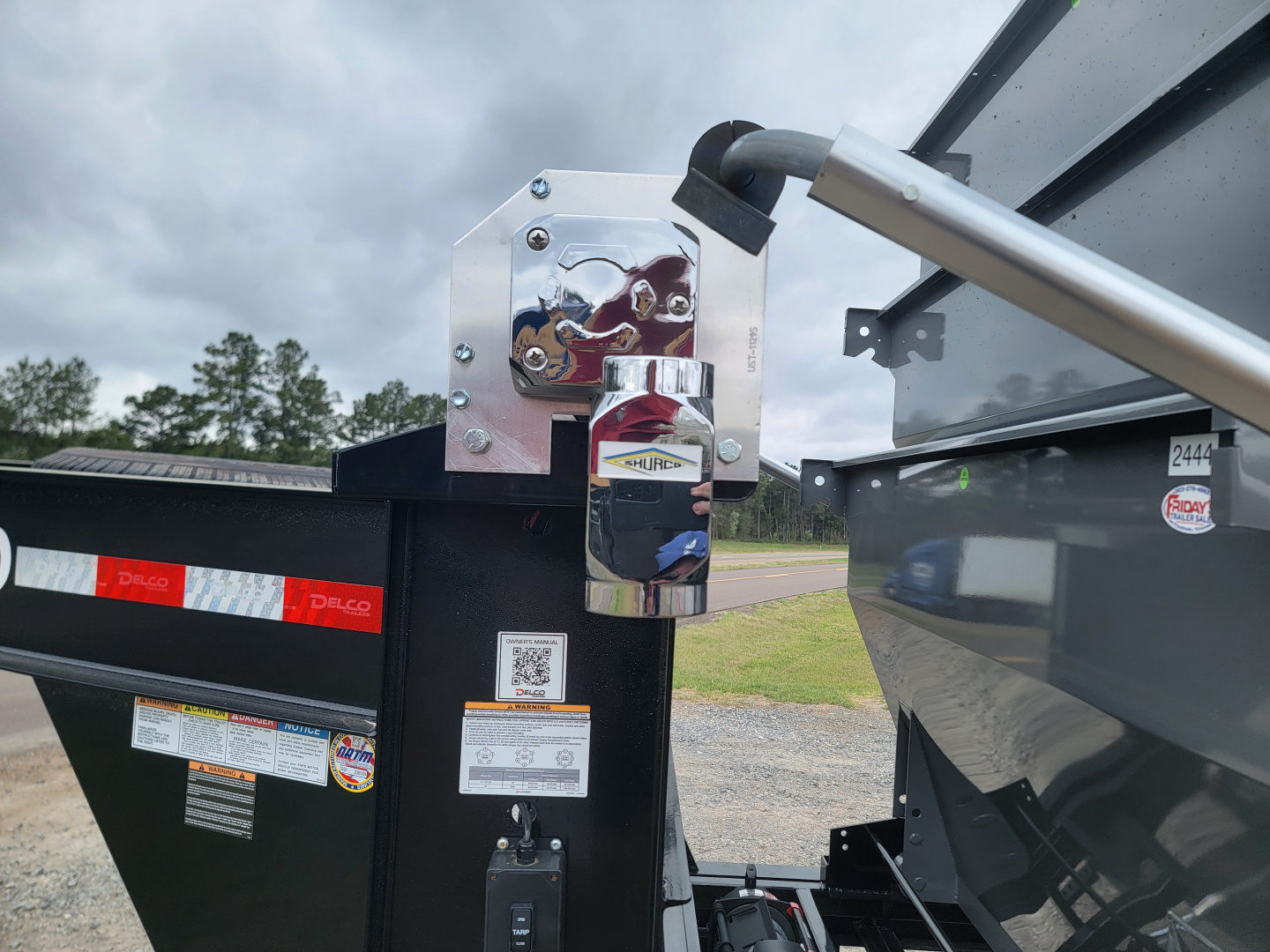 New 2026 Delco Trailers R3 16' x 83" Roll-Off Dump Trailer w/ 3 Bins Dump Trailer