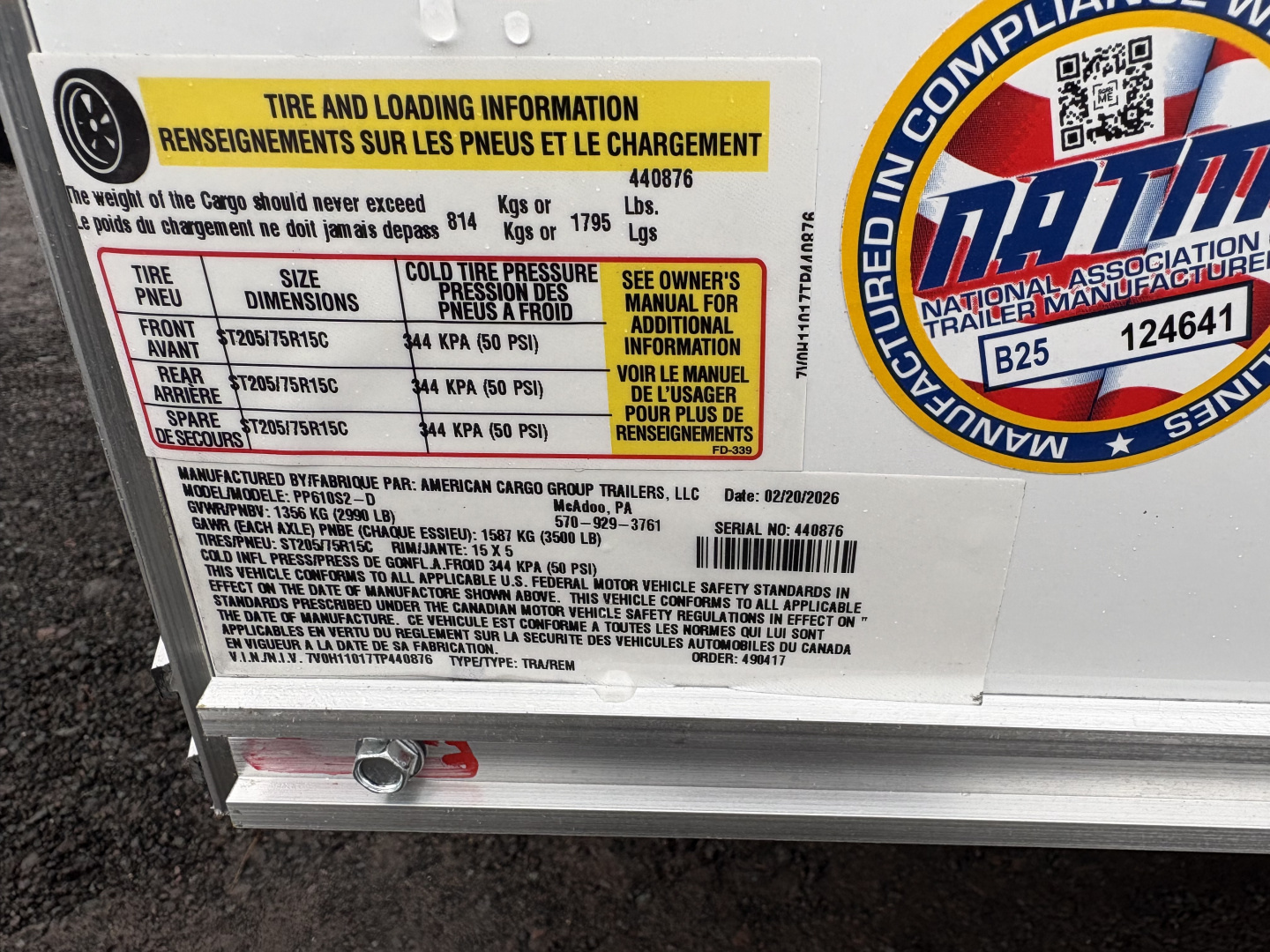 New 2026 Haulmark 6x10 6'6" Interior Passport Deluxe Cargo / Enclosed Trailer with Ramp Door