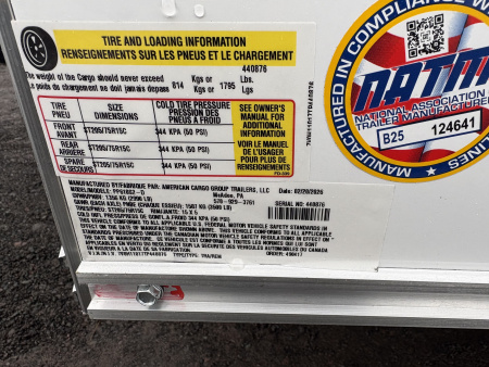 New 2026 Haulmark 6x10 6'6" Interior Passport Deluxe Cargo / Enclosed Trailer with Ramp Door