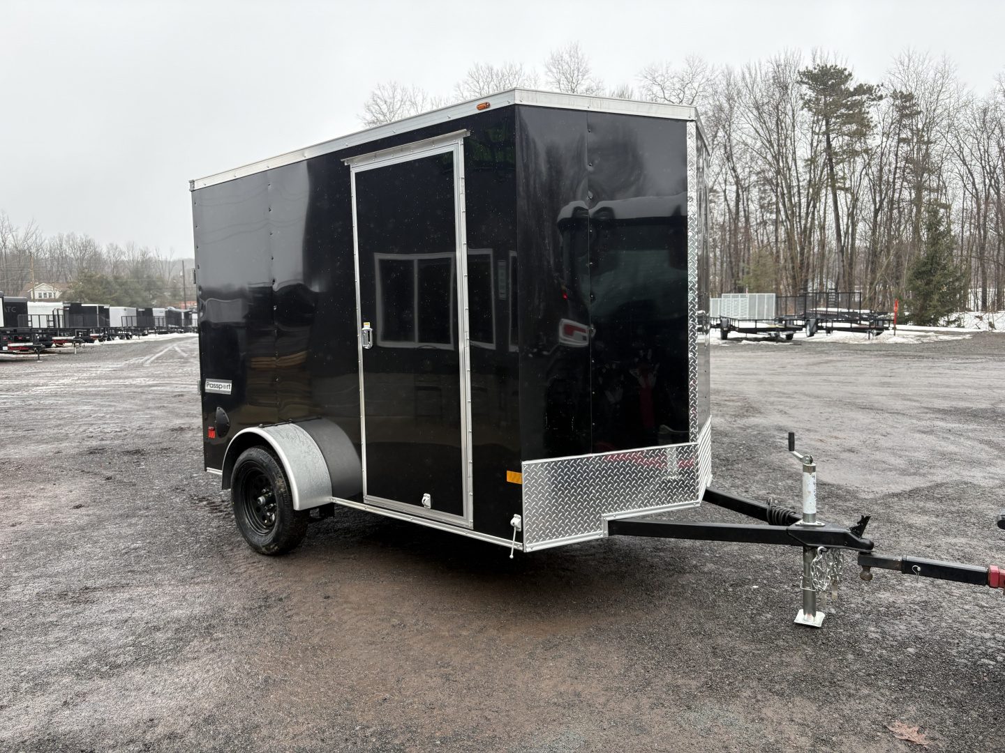New 2026 Haulmark 6x10 6'6" Interior Passport Deluxe Cargo / Enclosed Trailer with Ramp Door