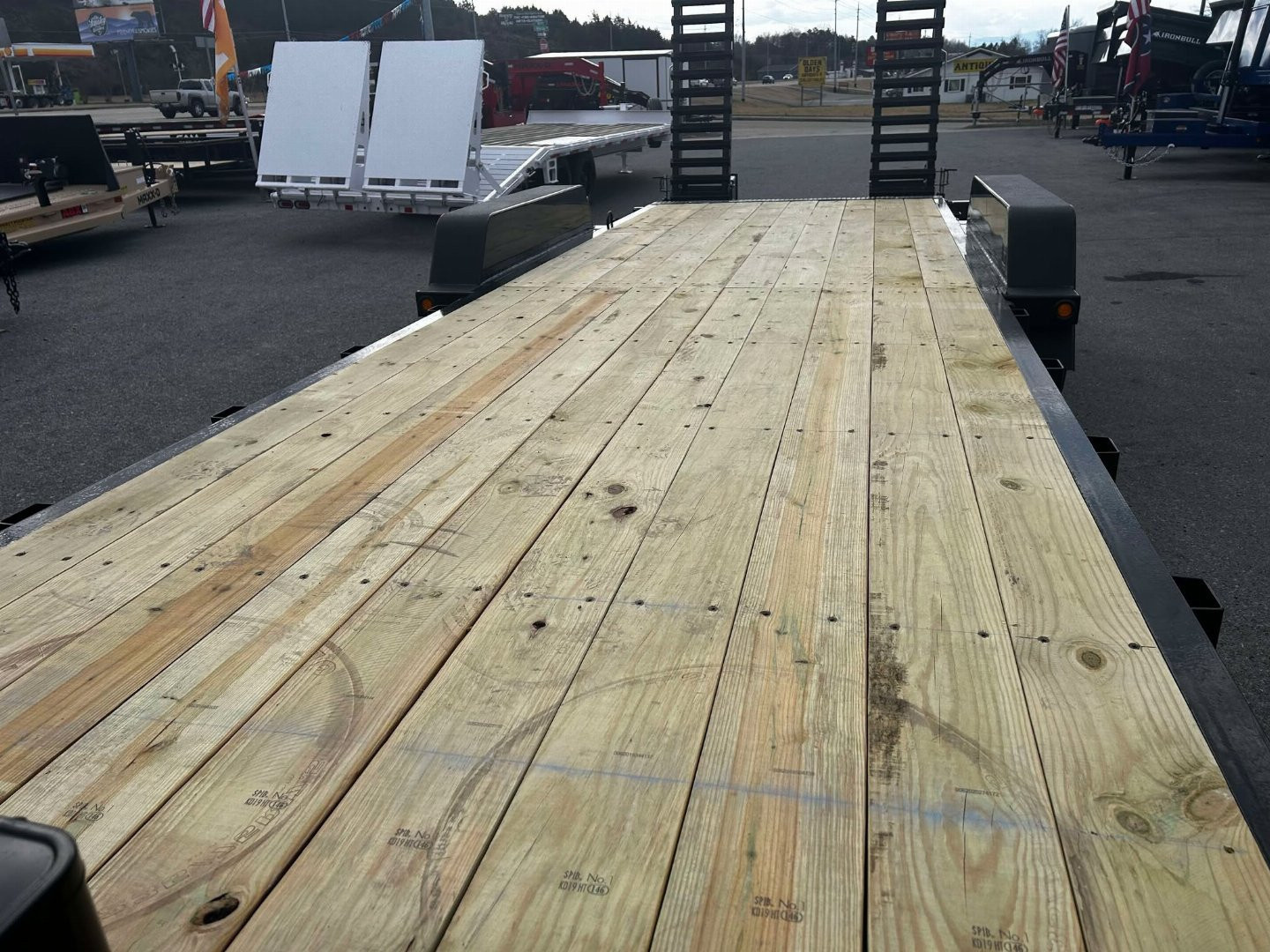 New 2025 Behnke CBCT 83X24 20K FORK HOLDER Equipment Trailer