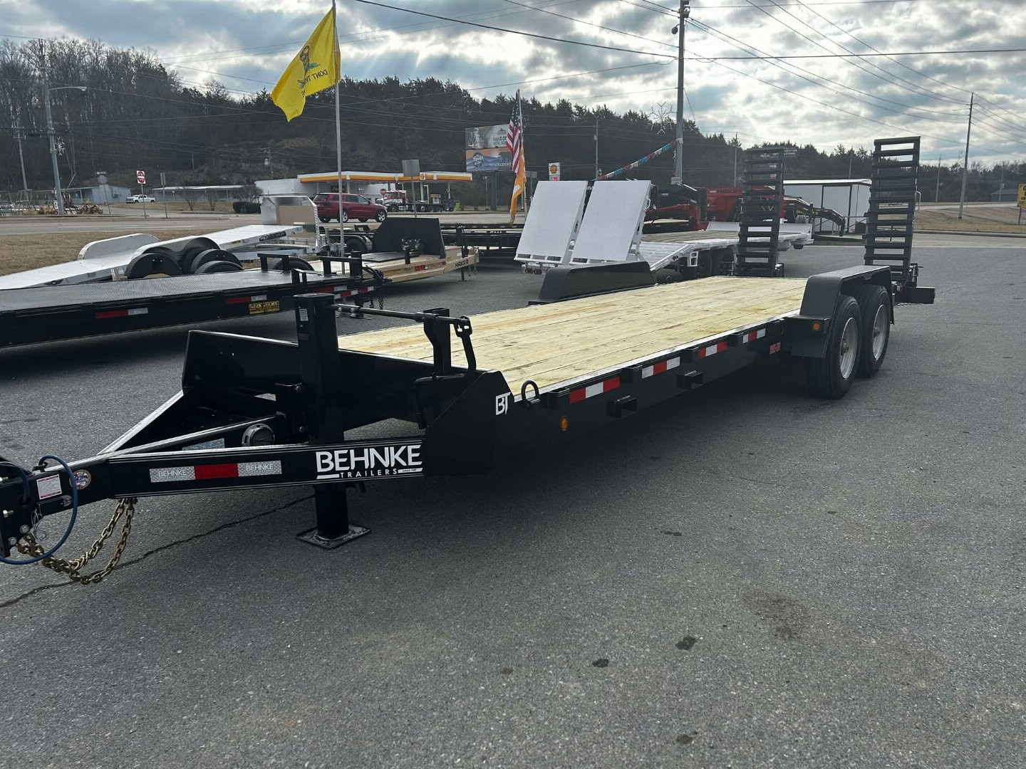 New 2025 Behnke CBCT 83X24 20K FORK HOLDER Equipment Trailer