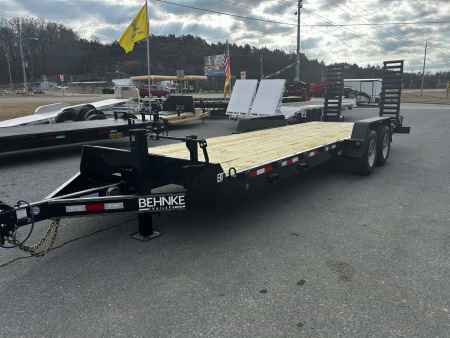 New 2025 Behnke CBCT 83X24 20K FORK HOLDER Equipment Trailer