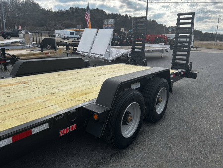 New 2025 Behnke CBCT 83X24 20K FORK HOLDER Equipment Trailer