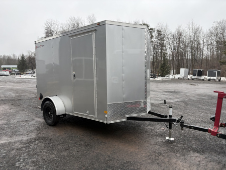 New 2026 Wells Cargo 6x10 6'6" Interior Fasttrac Deluxe Cargo / Enclosed Trailer with Ramp Door