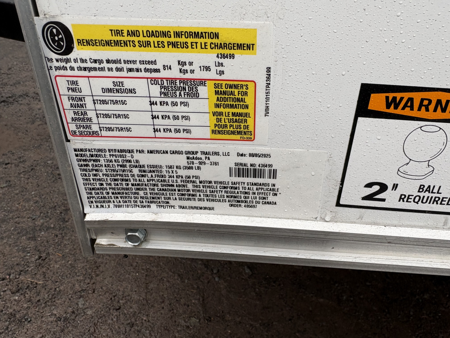 New 2026 Haulmark 6x10 6'6" Interior Passport Deluxe Cargo / Enclosed Trailer with Ramp Door