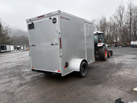 New 2026 Wells Cargo 6x10 7' Interior Height Fasttrac Deluxe with Rear Ramp Door Cargo / Enclosed Trailer