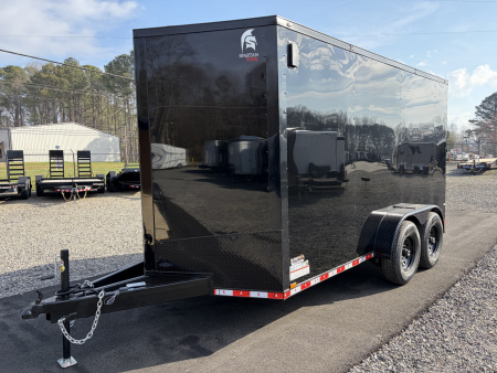 New 2026 Spartan 7X14 Enclosed Trailer, Pro-Series, 14K GVWR Big Package, 12" On Center Frame