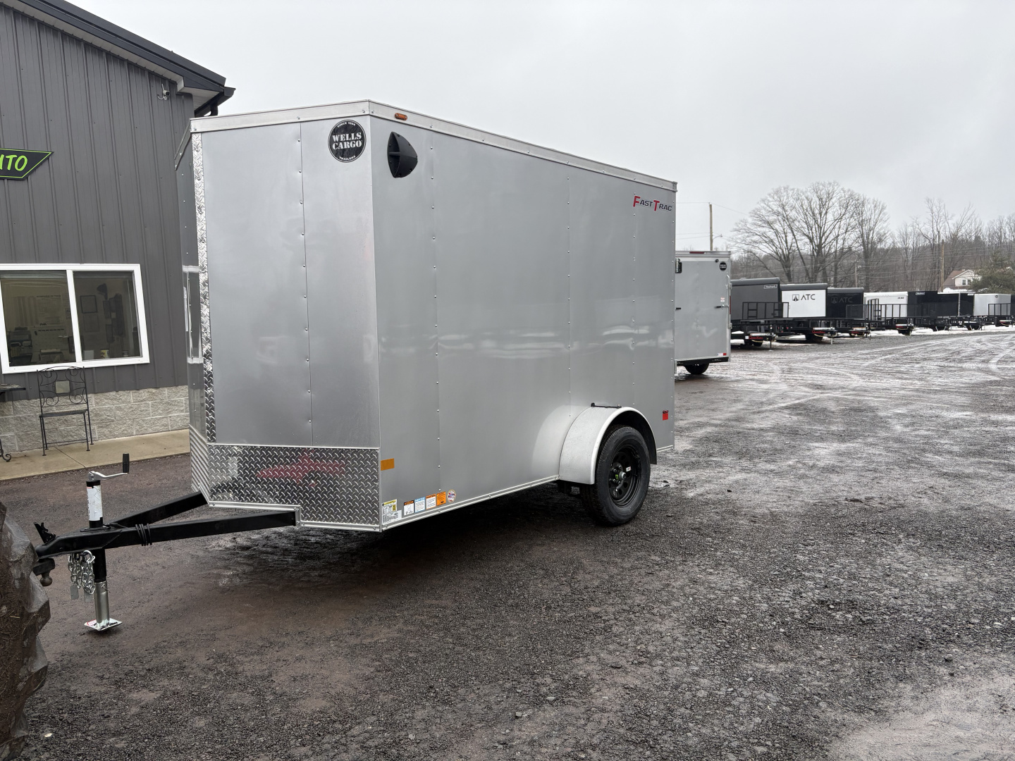 New 2026 6x10 6'6" Interior Wells Cargo Cargo / Enclosed Trailer with Ramp Door