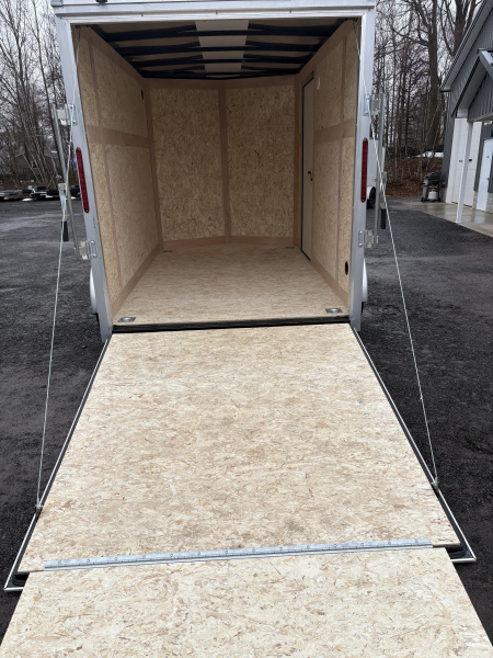New 2026 6x10 6'6" Interior Wells Cargo Cargo / Enclosed Trailer with Ramp Door