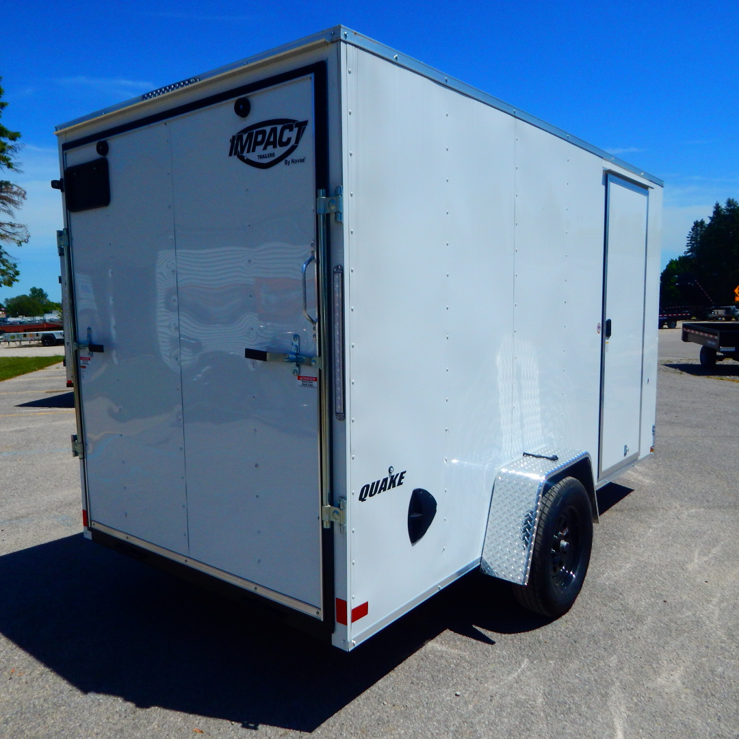 New 2026 Impact Trailers 6x12 3k Quake Cargo / Enclosed Trailer