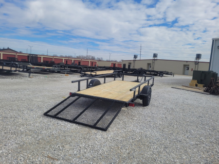 New 2026 Karavan 6x12 SA Steel with pivoting rails and 49  removable ramp gate Utility Trailer
