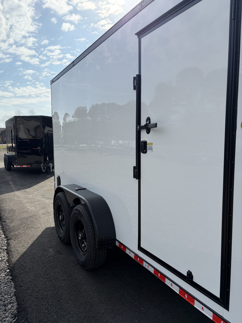New 2026 Spartan 7X14 Enclosed Trailer, Pro-Series, 14K GVWR Big Package, 12" On Center Frame