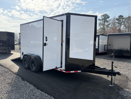 New 2026 Spartan 7X14 Enclosed Trailer, Pro-Series, 14K GVWR Big Package, 12" On Center Frame