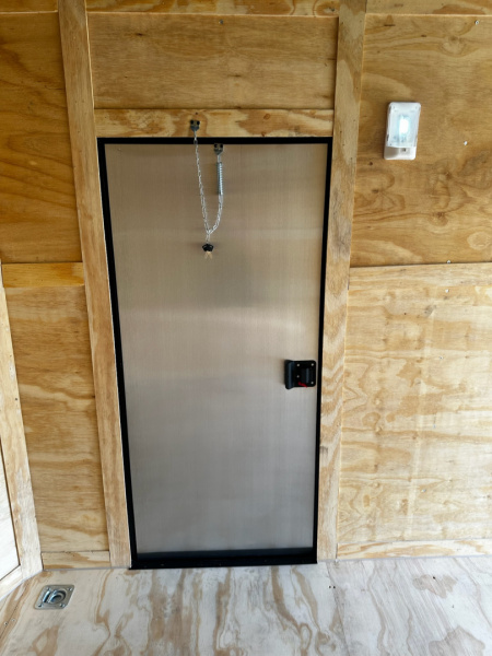 New 2026 Luxe 7X14 Enclosed Trailer-3500LB Tandem Axle-White Poly-Blackout