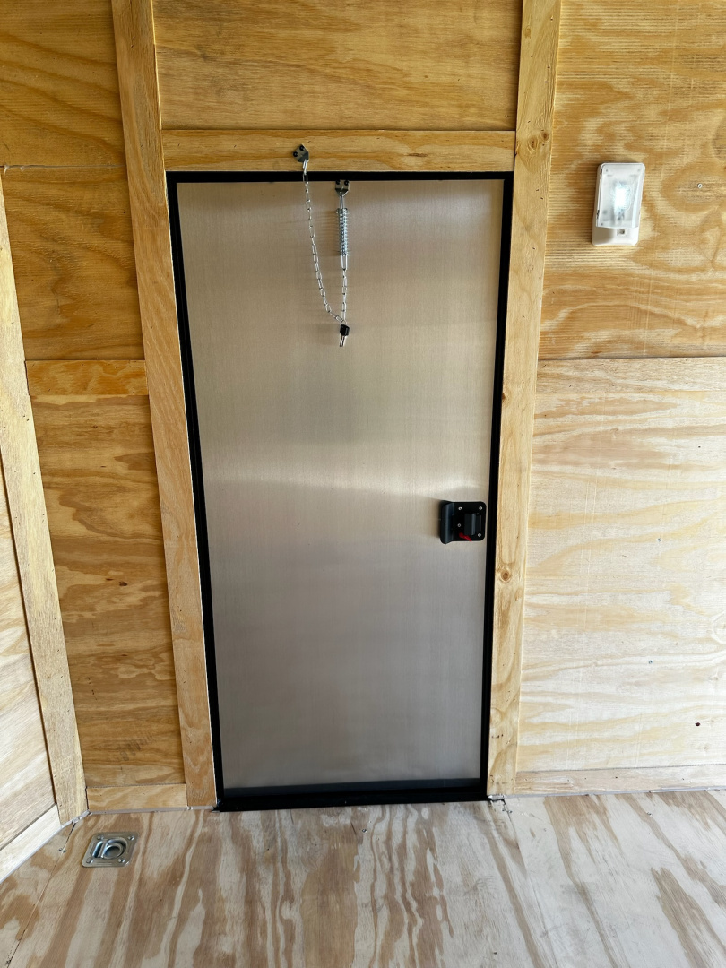 New 2026 Luxe 7X12 Enclosed Trailer-3500LB Single Axle-7'ft Interior-Black Poly-Blackout