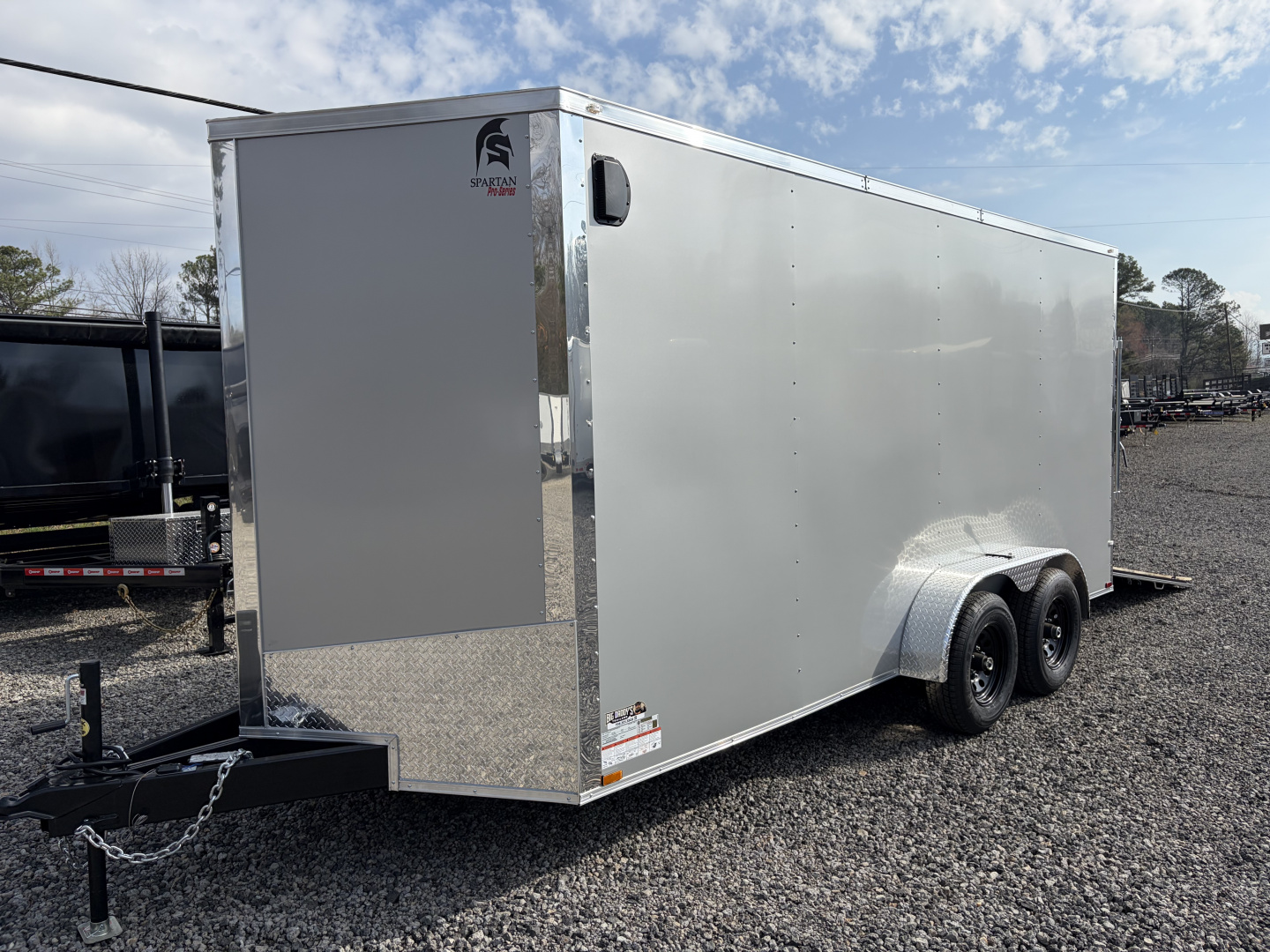 New 2026 Spartan 7X16 Enclosed Trailer, 10K GVWR, Pro Series, PolyCor, StableDeck, 7' Interior