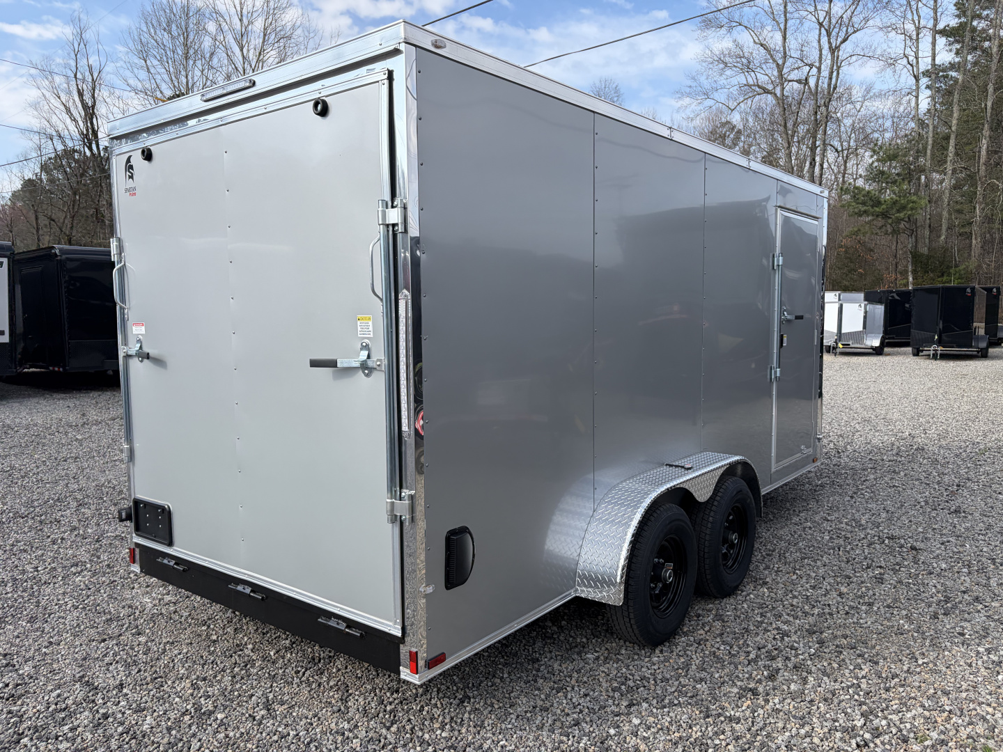 New 2026 Spartan 7X16 Enclosed Trailer, 10K GVWR, Pro Series, PolyCor, StableDeck, 7' Interior