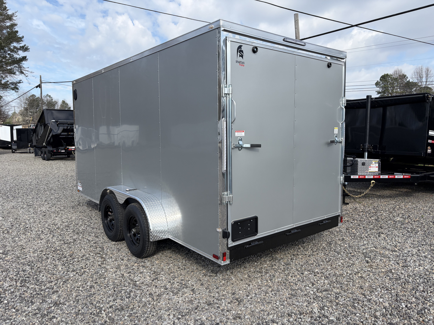 New 2026 Spartan 7X16 Enclosed Trailer, 10K GVWR, Pro Series, PolyCor, StableDeck, 7' Interior