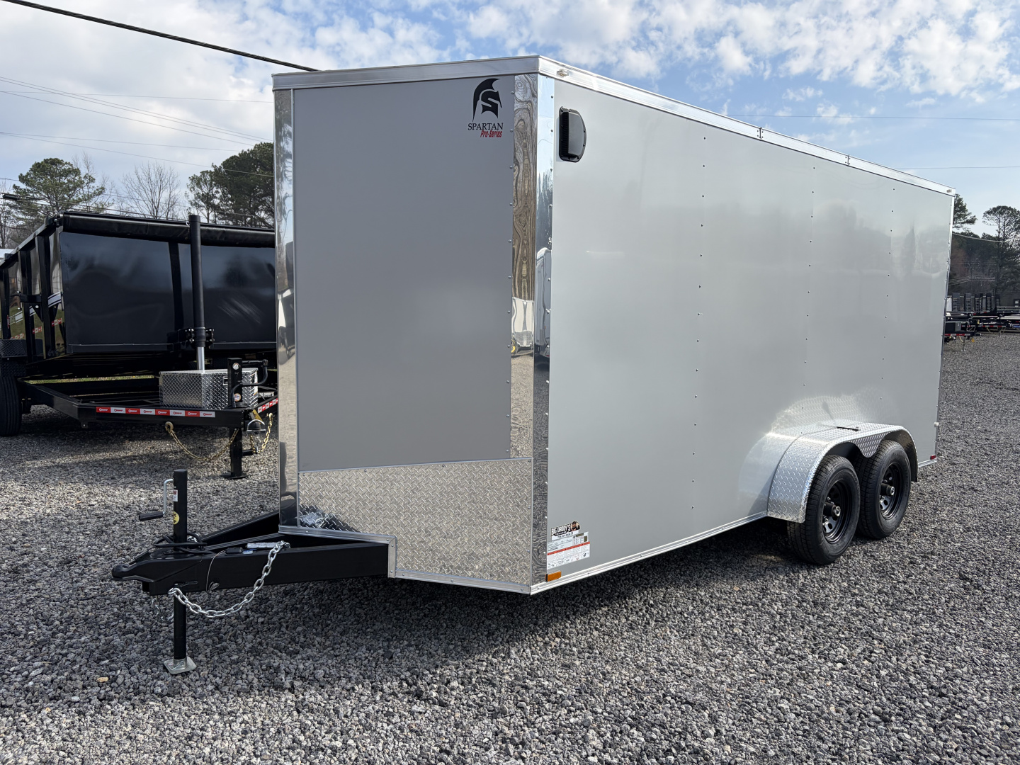 New 2026 Spartan 7X16 Enclosed Trailer, 10K GVWR, Pro Series, PolyCor, StableDeck, 7' Interior