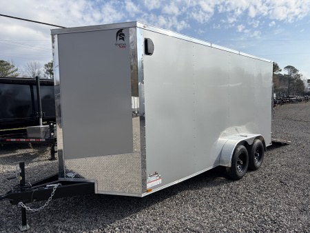 New 2026 Spartan 7X16 Enclosed Trailer, 10K GVWR, Pro Series, PolyCor, StableDeck, 7' Interior