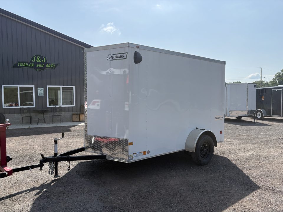 New 2026 Haulmark 6x10 6'6" Interior Passport Deluxe Cargo / Enclosed Trailer with Ramp Door