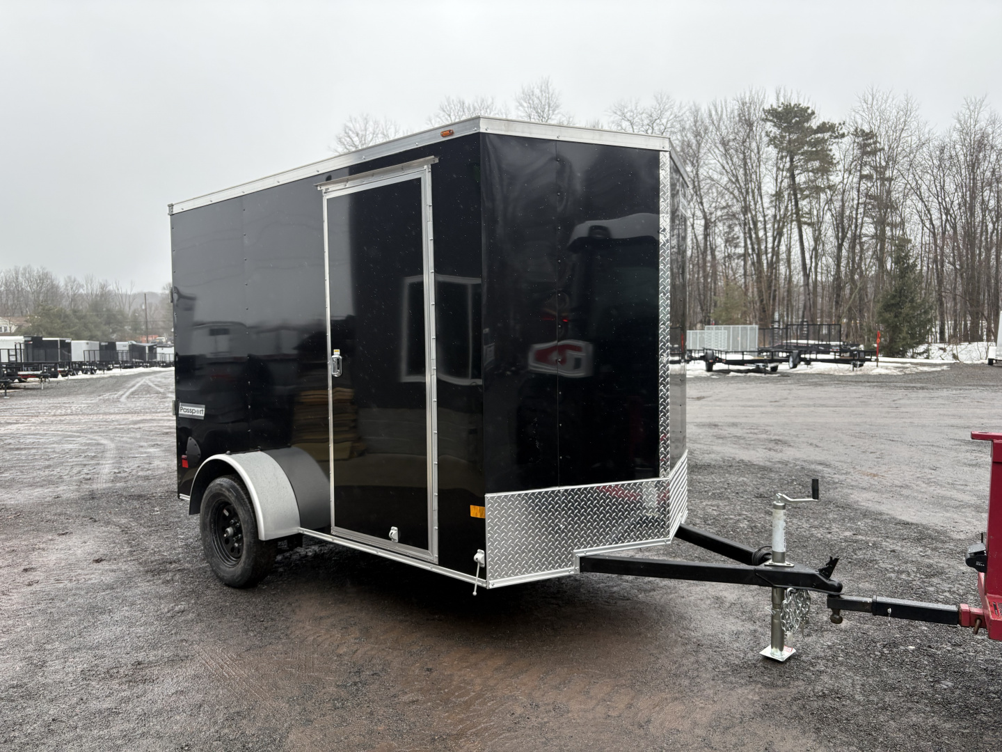 New 2026 Haulmark 6x10 6'6" Interior Passport Deluxe Cargo / Enclosed Trailer with Ramp Door