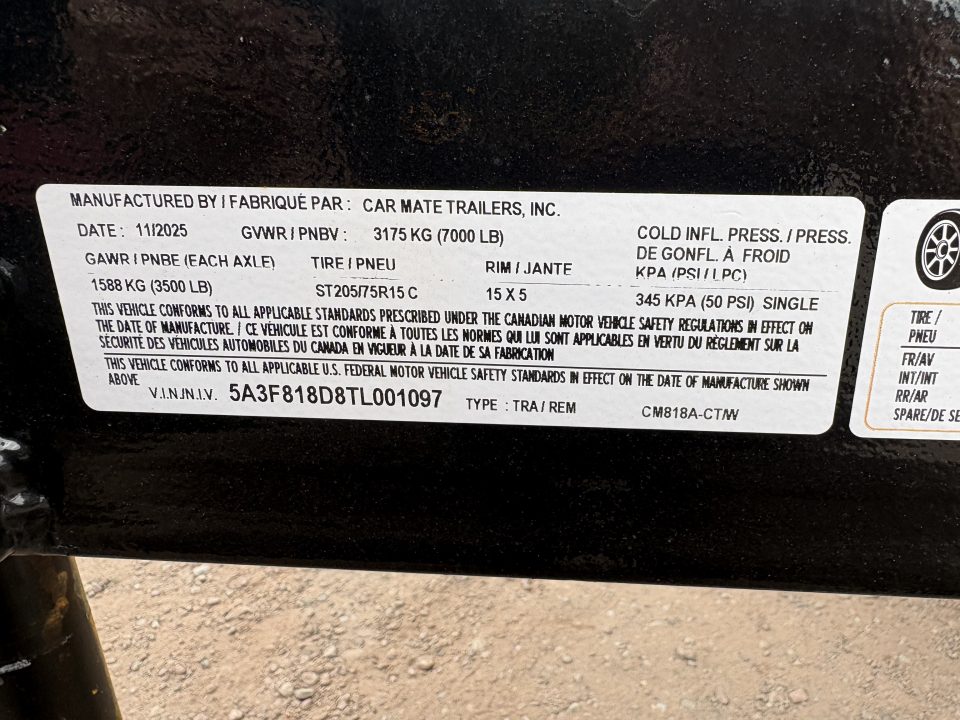 7×18 Car Hauler Trailer photo 5