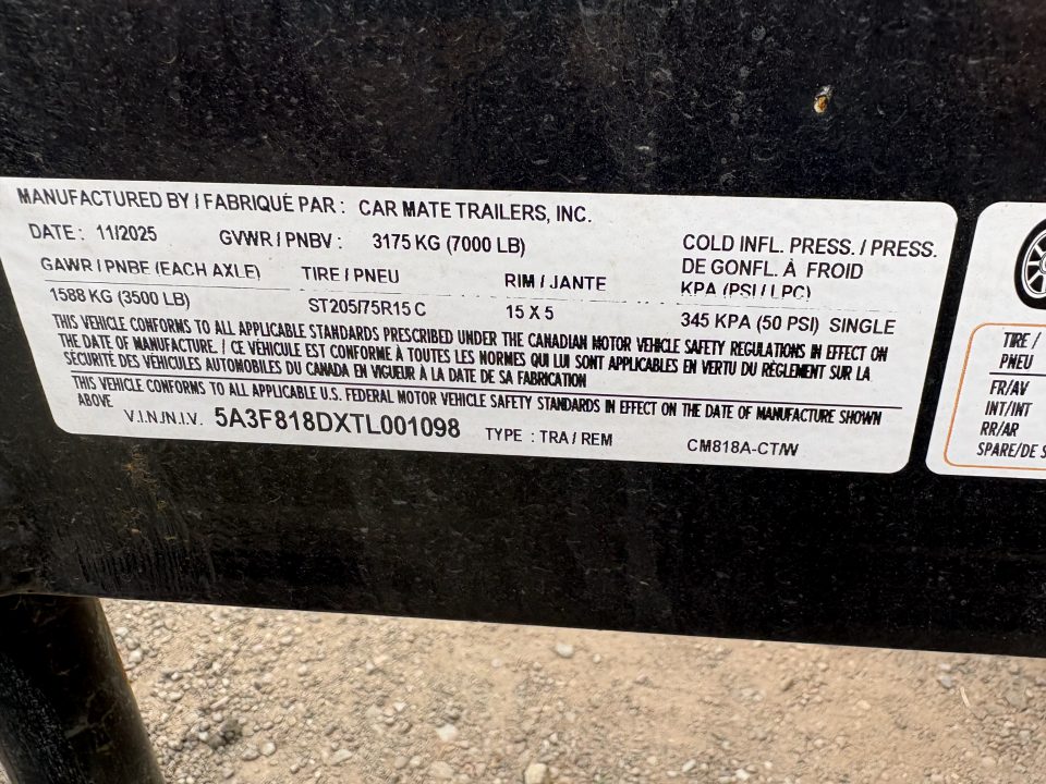 7×18 Car Hauler Trailer photo 5