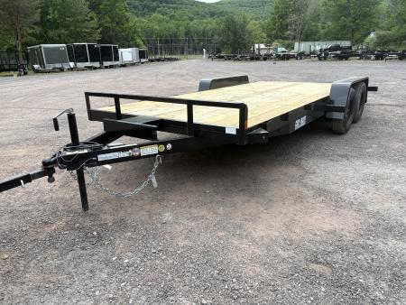 New Car Mate Trailers 82x18 Wood Deck 7K Car Hauler
