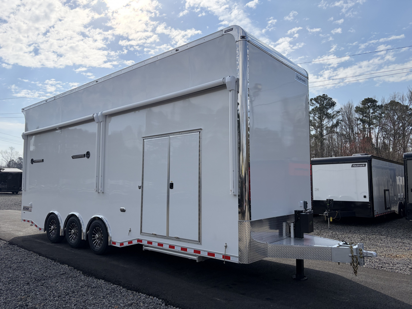 New 2026 Haulmark EDGE 28 Aluminum Stacker Enclosed Race Trailer, PRI Race Package