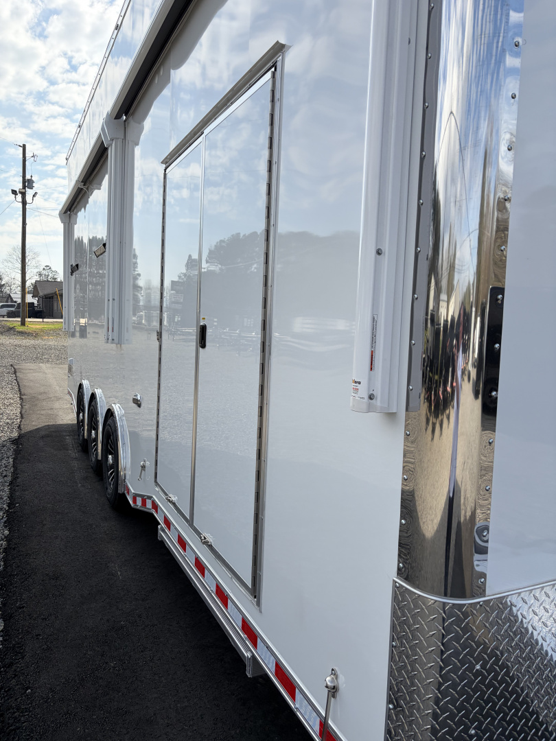 New 2026 Haulmark EDGE 28 Aluminum Stacker Enclosed Race Trailer, PRI Race Package