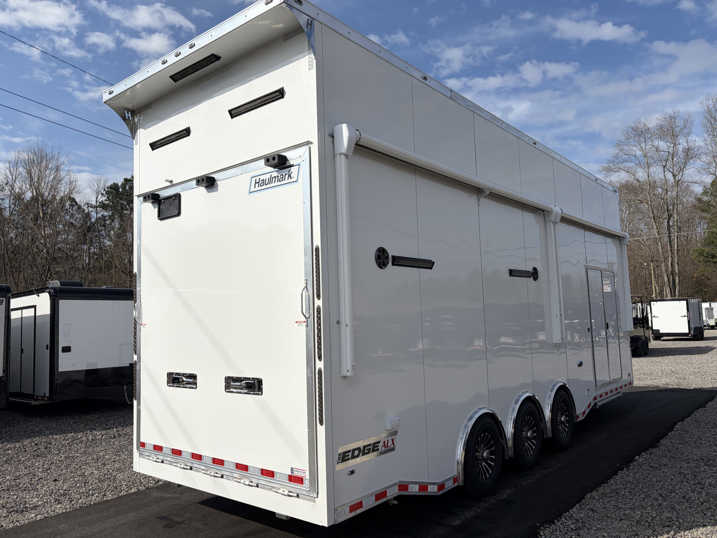 New 2026 Haulmark EDGE 28 Aluminum Stacker Enclosed Race Trailer, PRI Race Package