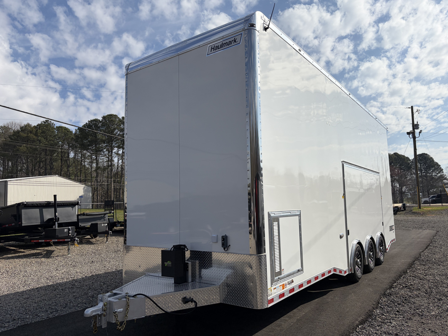 New 2026 Haulmark EDGE 28 Aluminum Stacker Enclosed Race Trailer, PRI Race Package